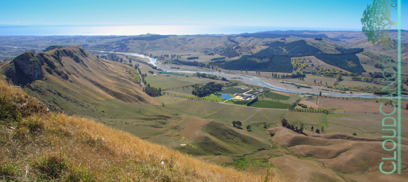 View from Te Mata Peak, Napier