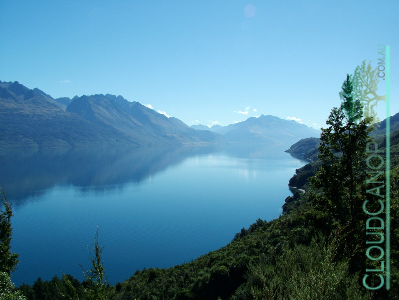 Lake Wakatipu on the Road to Glenorchy