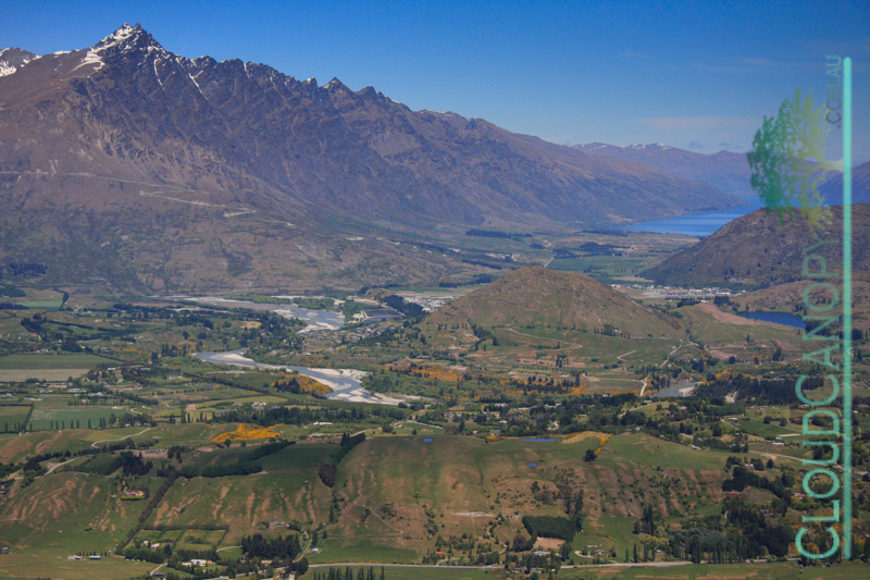 Queenstown from Coronet Peak