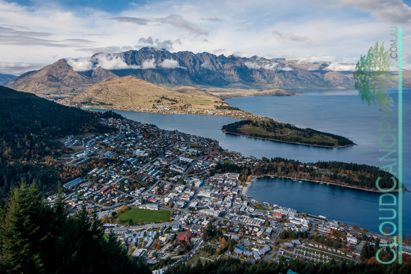 Queenstown from Skyline Chalet