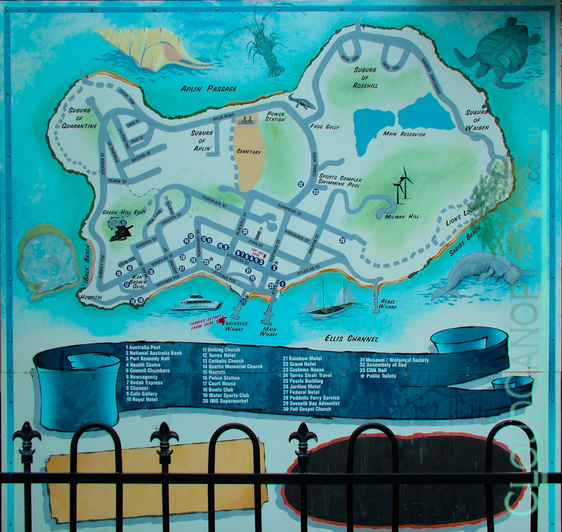 Map - Thursday Island