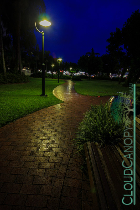 Rainy Footpath, Cairns
