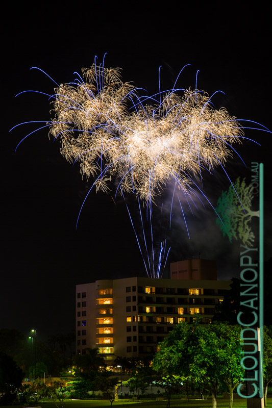 Fireworks, Hilton Hotel